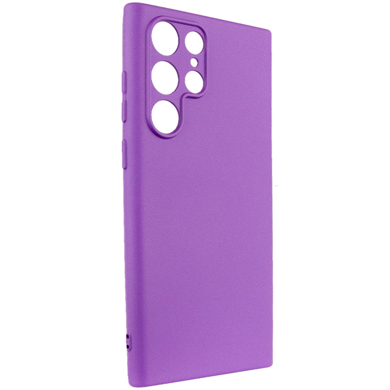 Чохол Silicone Cover Lakshmi Full Camera (A) для Samsung Galaxy S22 Ultra (Фіолетовий / Purple)