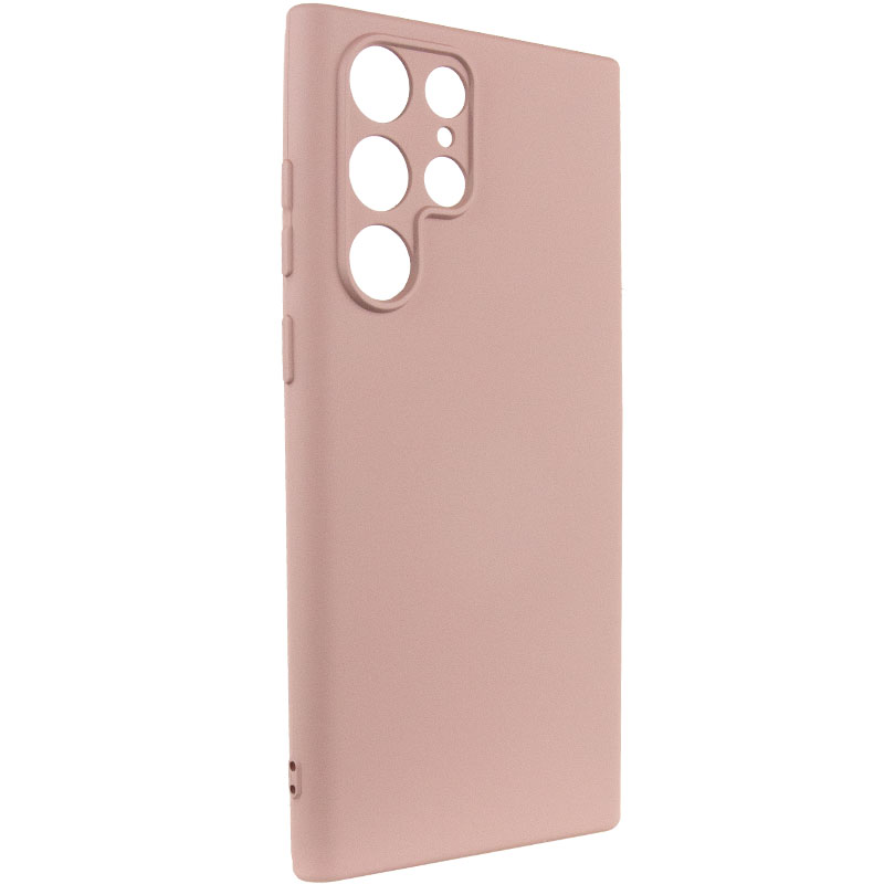 Чехол Silicone Cover Lakshmi Full Camera (A) для Samsung Galaxy S22 Ultra (Розовый / Pink Sand)