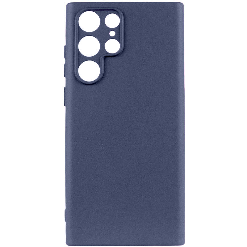 Чехол Silicone Cover Lakshmi Full Camera (A) для Samsung Galaxy S22 Ultra (Синий / Midnight Blue)