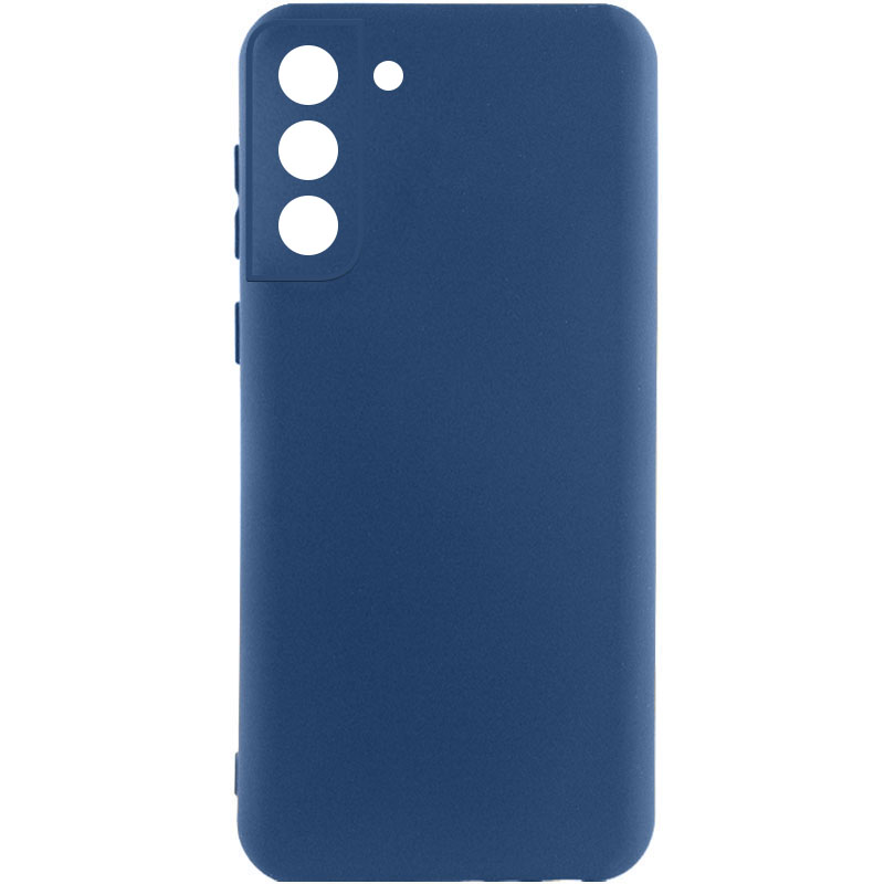 Чехол Silicone Cover Lakshmi Full Camera (A) для Samsung Galaxy S22 (Синий / Navy Blue)