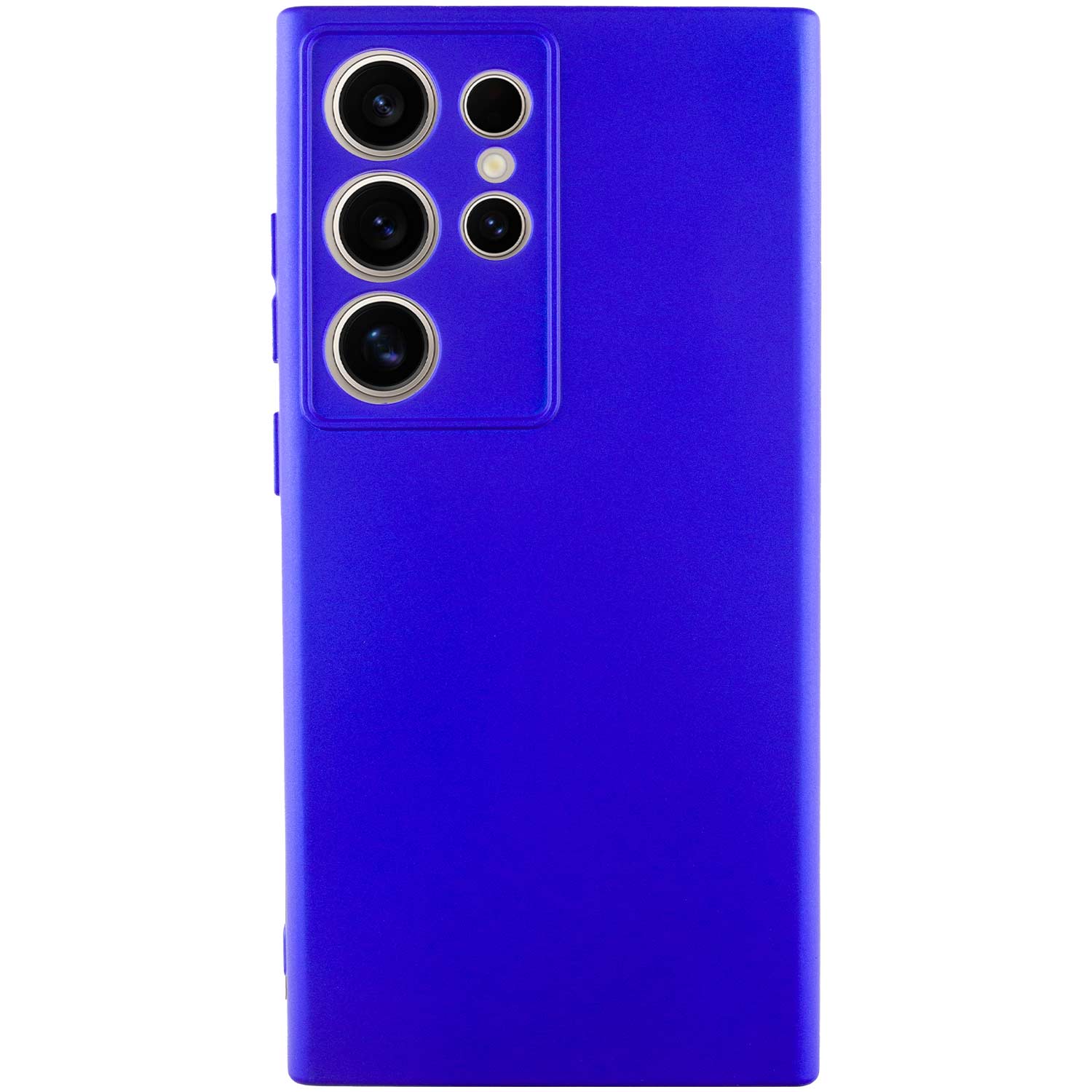Чехол Silicone Cover Lakshmi Full Camera (A) для Samsung Galaxy S24 Ultra (Синий / Iris)