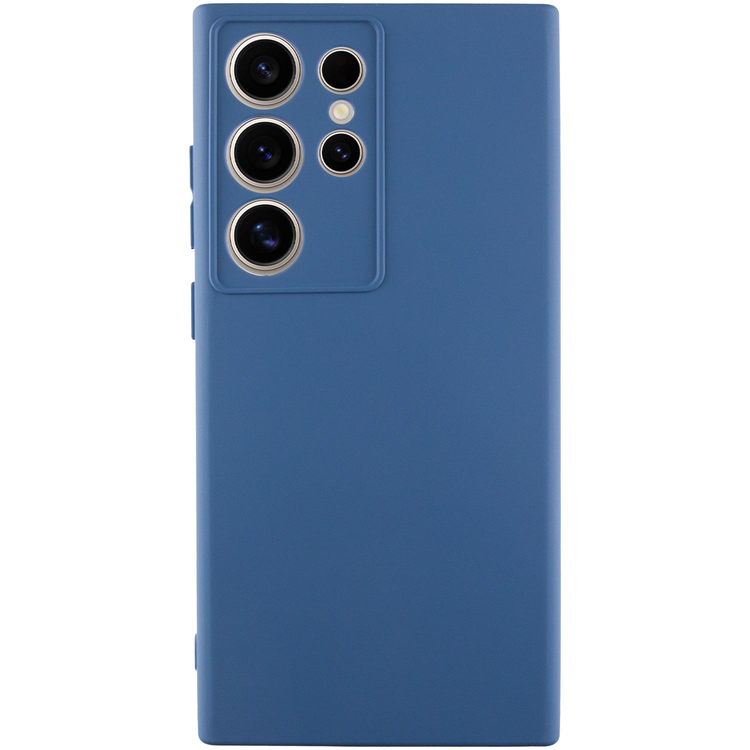 Чехол Silicone Cover Lakshmi Full Camera (A) для Samsung Galaxy S24 Ultra (Синий / Navy Blue)