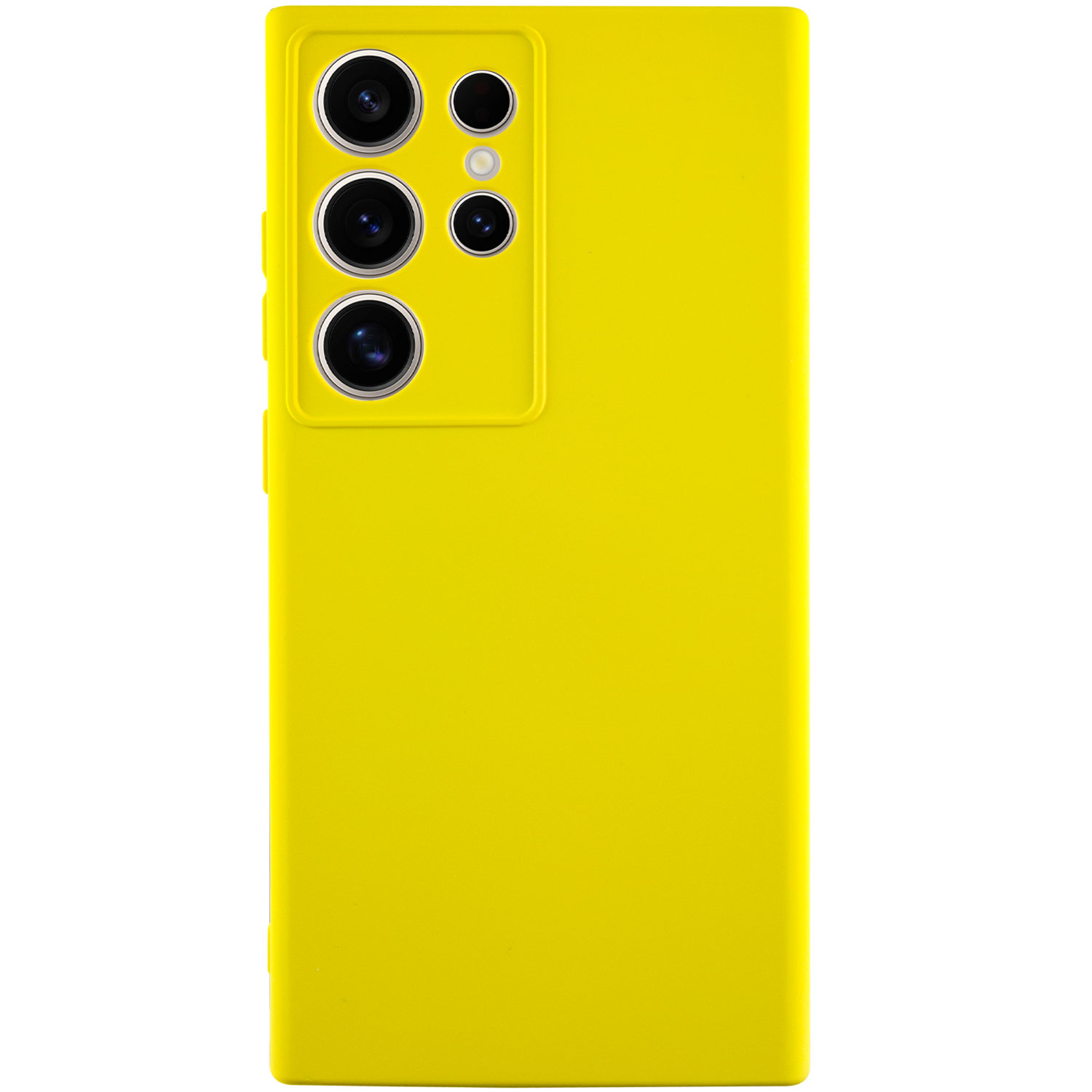 Чохол Silicone Cover Lakshmi Full Camera (A) для Samsung Galaxy S24 Ultra (Жовтий / Flash)