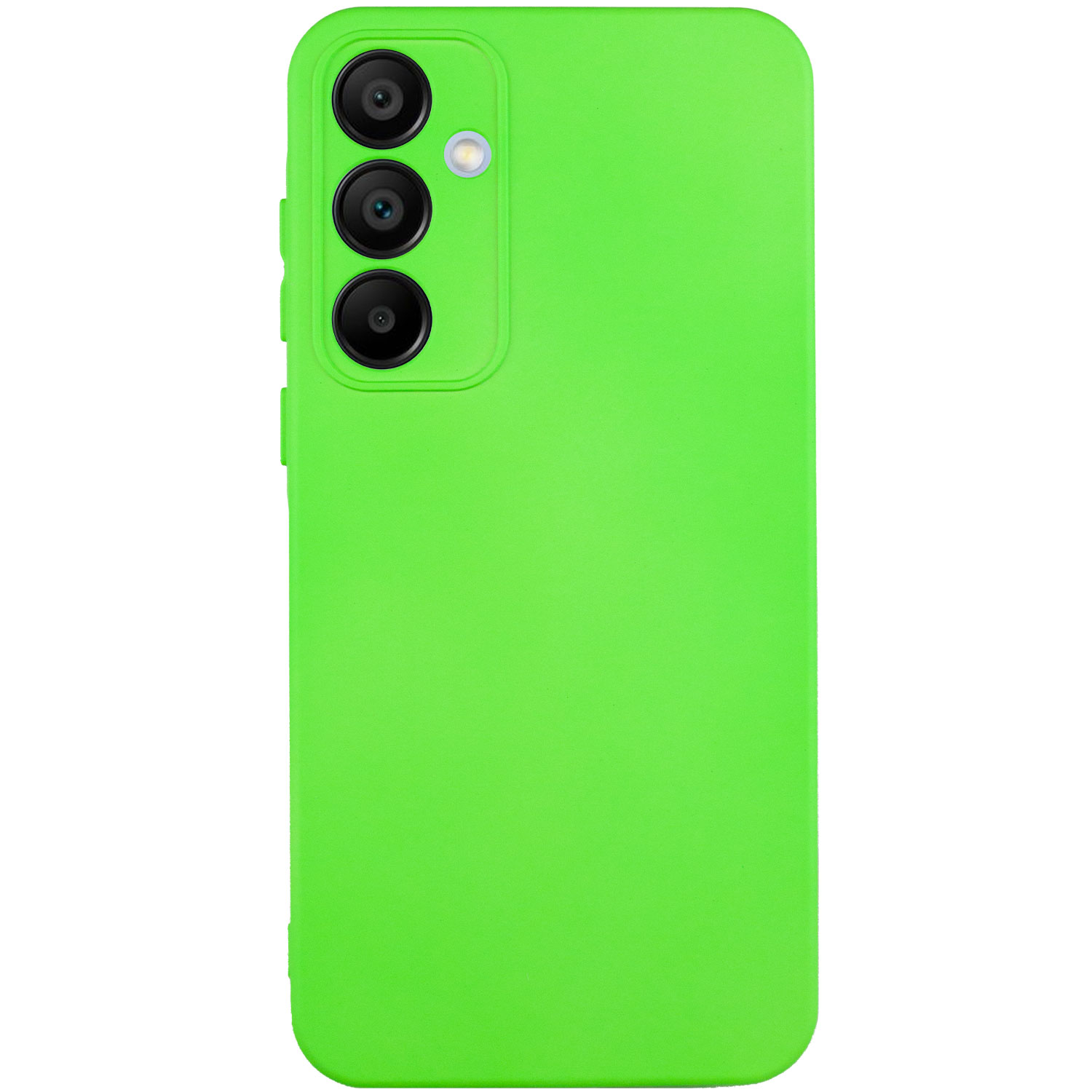 Чехол Silicone Cover Lakshmi Full Camera (A) для Samsung Galaxy S24 (Салатовый / Neon Green)