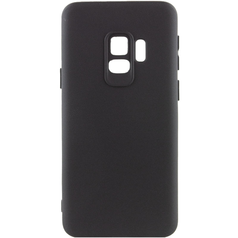 Чехол Silicone Cover Lakshmi Full Camera (A) для Samsung Galaxy S9 (Черный / Black)