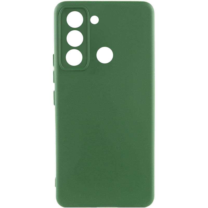 Чохол Silicone Cover Lakshmi Full Camera (A) для TECNO Pop 5 LTE (Зелений / Dark green)