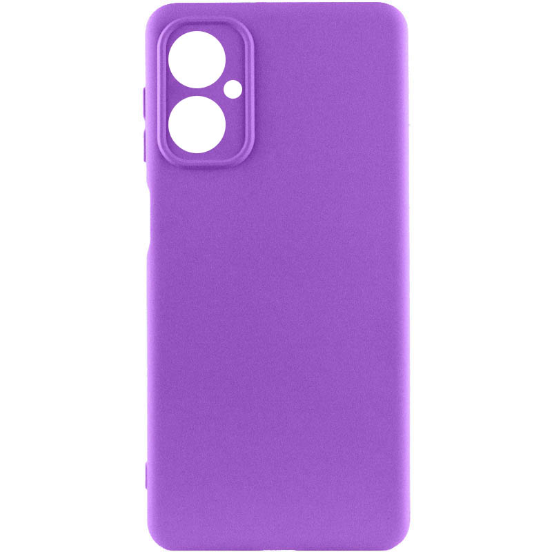 Чехол Silicone Cover Lakshmi Full Camera (A) для TECNO Spark 9 Pro (KH7n) (Фиолетовый / Purple)