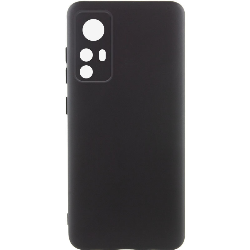 Чохол Silicone Cover Lakshmi Full Camera (A) для Xiaomi 12T (Чорний / Black)