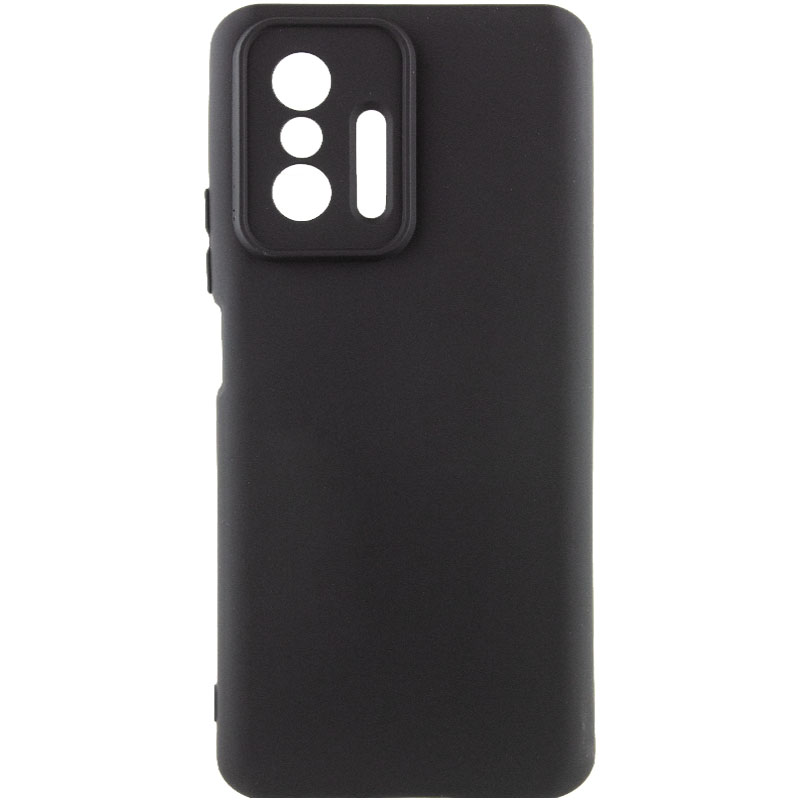 Чохол Silicone Cover Lakshmi Full Camera (A) для Xiaomi 11T Pro (Чорний / Black)