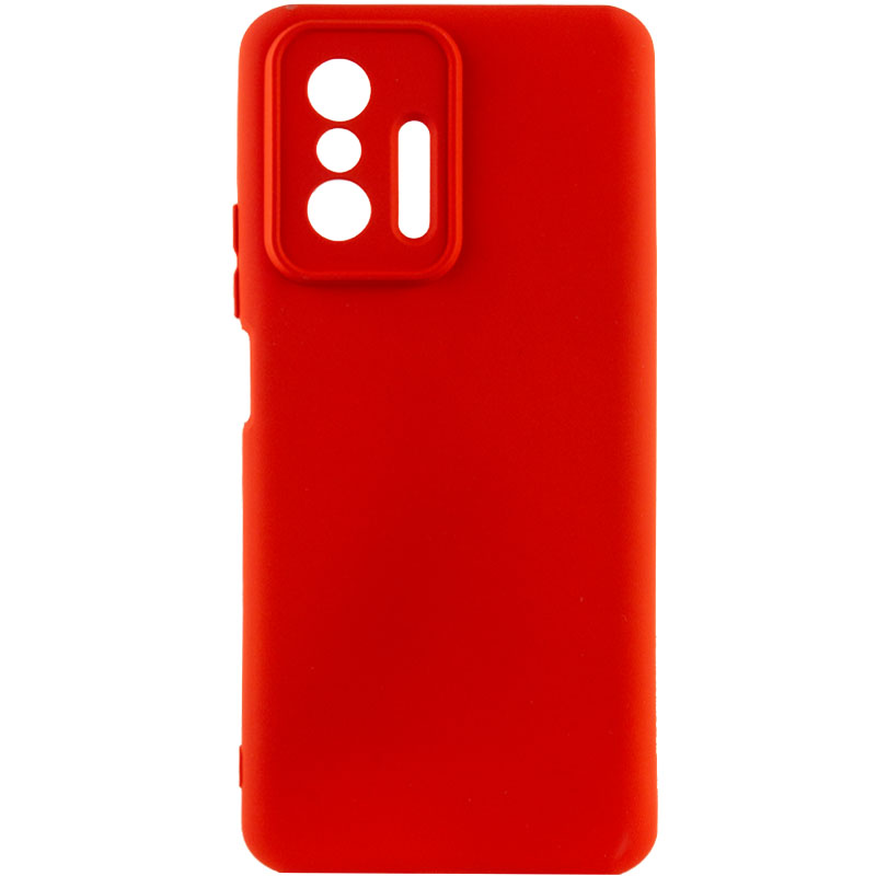Чехол Silicone Cover Lakshmi Full Camera (A) для Xiaomi 11T Pro (Красный / Red)