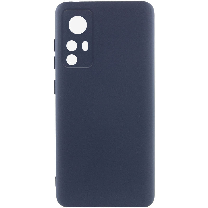 Чохол Silicone Cover Lakshmi Full Camera (A) для Xiaomi 12T (Синій / Midnight Blue)