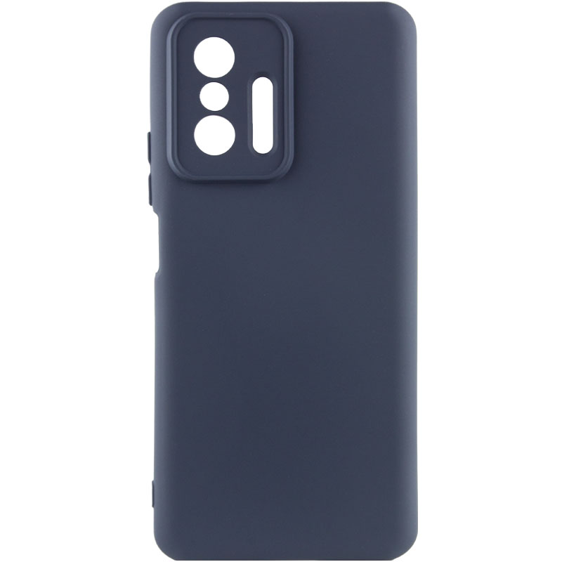 Чехол Silicone Cover Lakshmi Full Camera (A) для Xiaomi 11T / 11T Pro (Синий / Midnight Blue)