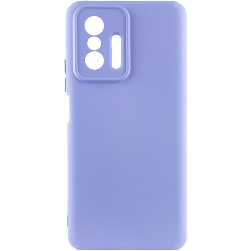 Чохол Silicone Cover Lakshmi Full Camera (A) для Xiaomi 11T Pro (Бузковий / Dasheen)