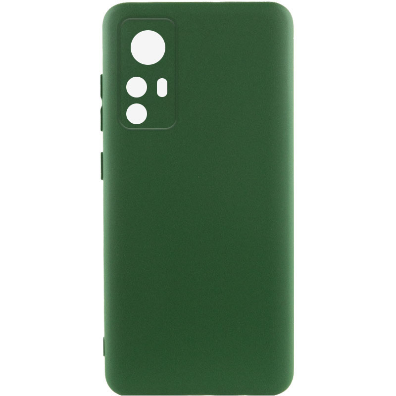 Чехол Silicone Cover Lakshmi Full Camera (A) для Xiaomi 12T / 12T Pro (Зеленый / Dark green)