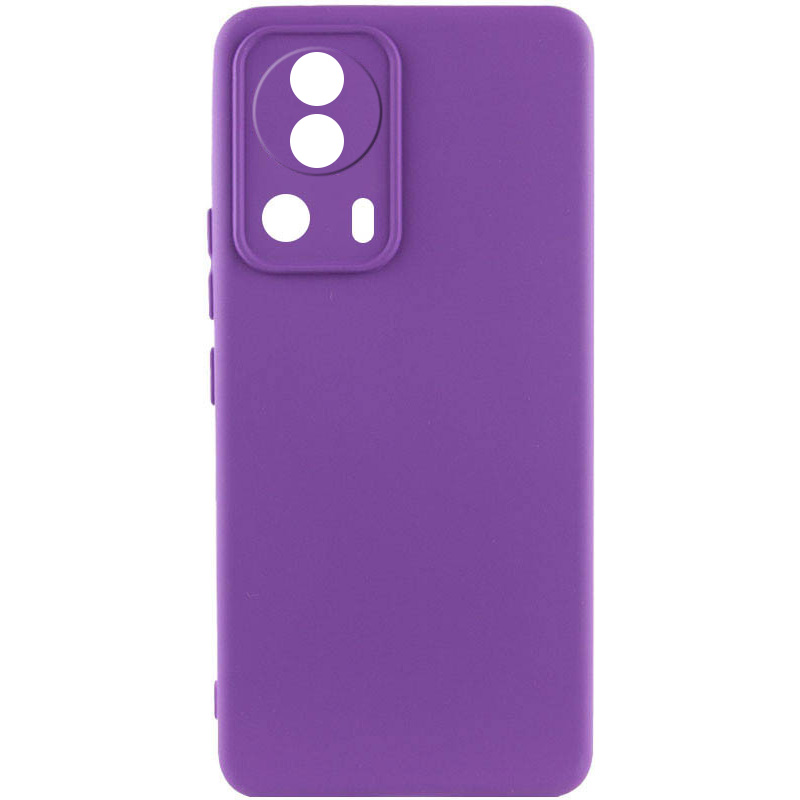 Чехол Silicone Cover Lakshmi Full Camera (A) для Xiaomi 13 Lite (Фиолетовый / Purple)