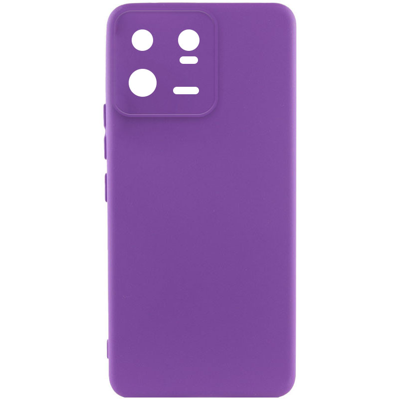 Чохол Silicone Cover Lakshmi Full Camera (A) для Xiaomi 13 Pro (Фіолетовий / Purple)