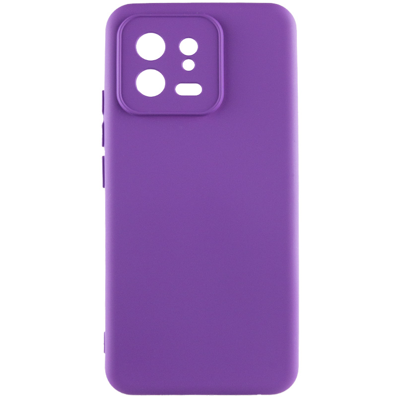 Чохол Silicone Cover Lakshmi Full Camera (A) для Xiaomi 13 (Фіолетовий / Purple)