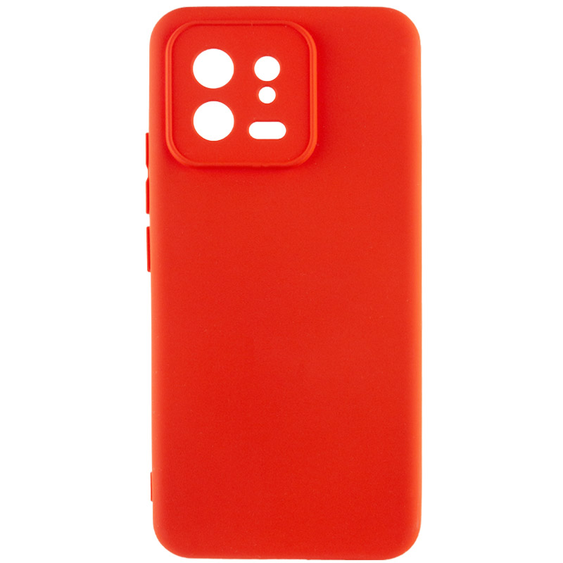 Чохол Silicone Cover Lakshmi Full Camera (A) для Xiaomi 13 (Червоний / Red)
