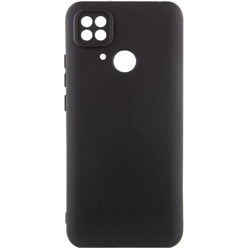 Чохол Silicone Cover Lakshmi Full Camera (A) для Xiaomi Poco C40 (Чорний / Black)