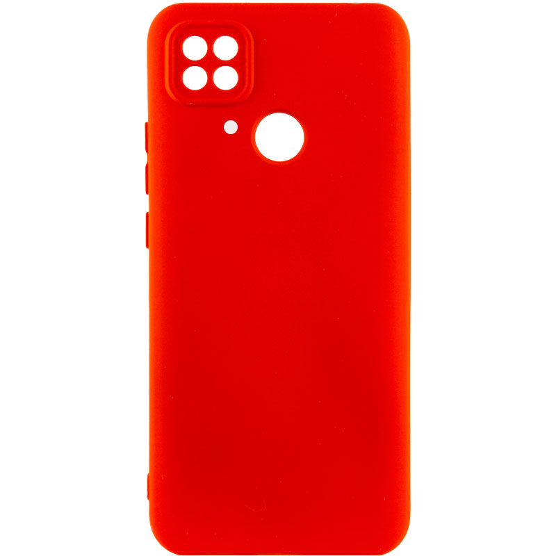 Чехол Silicone Cover Lakshmi Full Camera (A) для Xiaomi Poco C40 (Красный / Red)