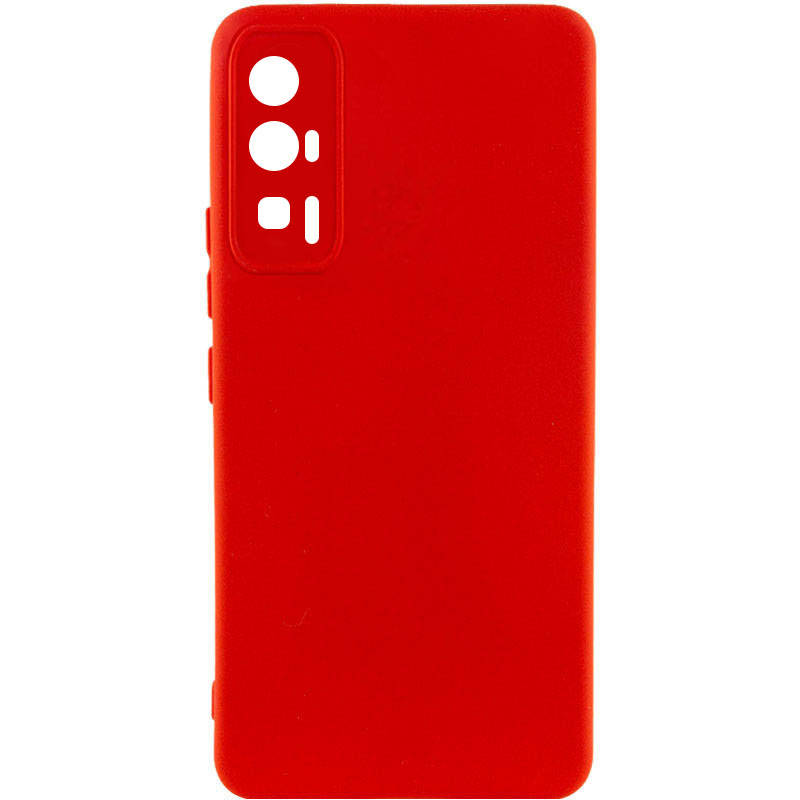 Чохол Silicone Cover Lakshmi Full Camera (A) для Xiaomi Poco F5 Pro (Червоний / Red)