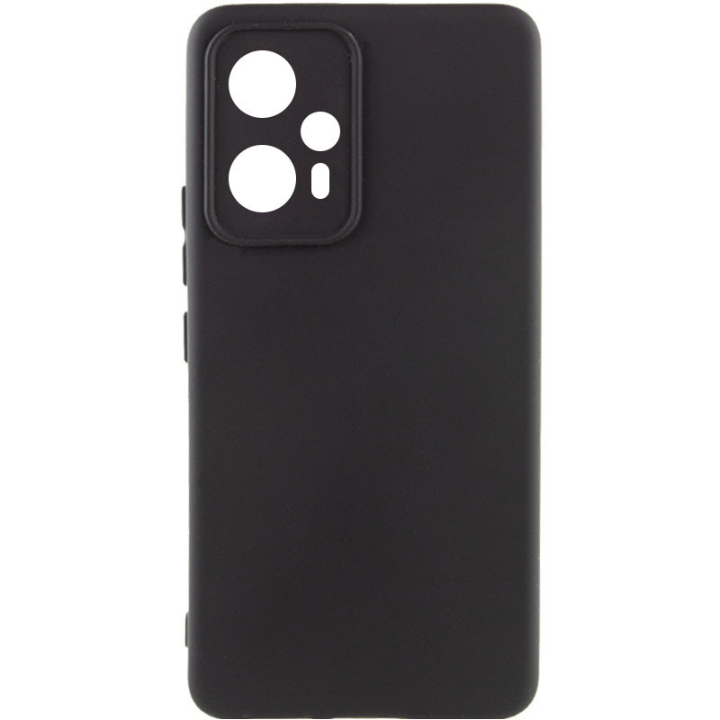 Чехол Silicone Cover Lakshmi Full Camera (A) для Xiaomi Poco F5 / Note 12 Turbo (Черный / Black)