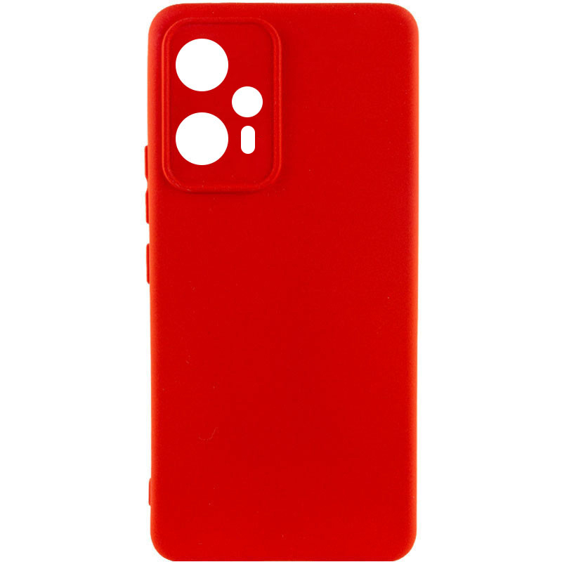 Чохол Silicone Cover Lakshmi Full Camera (A) для Xiaomi Poco F5 / Note 12 Turbo (Червоний / Red)