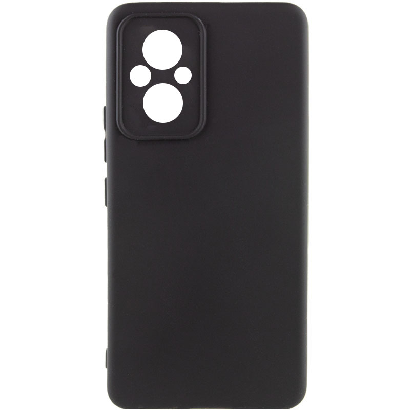 Чехол Silicone Cover Lakshmi Full Camera (A) для Xiaomi Poco M5 (Черный / Black)