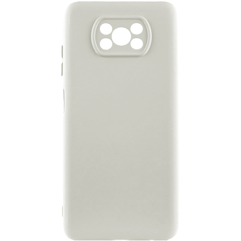 Чохол Silicone Cover Lakshmi Full Camera (A) для Xiaomi Poco X3 Pro (Пісочний / Sand)