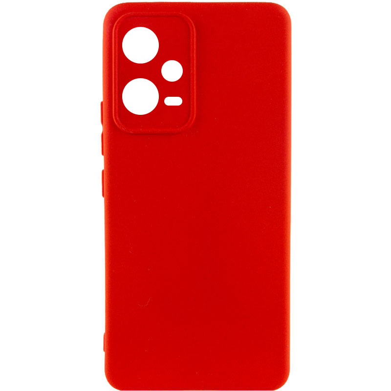 Чехол Silicone Cover Lakshmi Full Camera (A) для Xiaomi Poco X5 5G / Redmi Note 12 5G (Красный / Red)