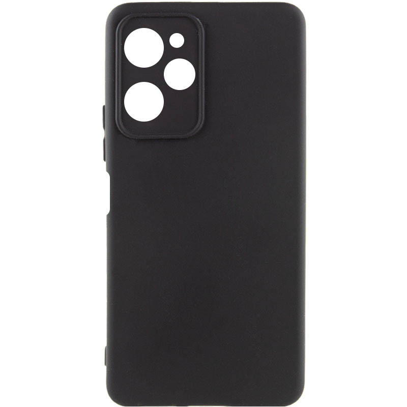 Чохол Silicone Cover Lakshmi Full Camera (A) для Xiaomi Poco X5 Pro 5G (Чорний / Black)
