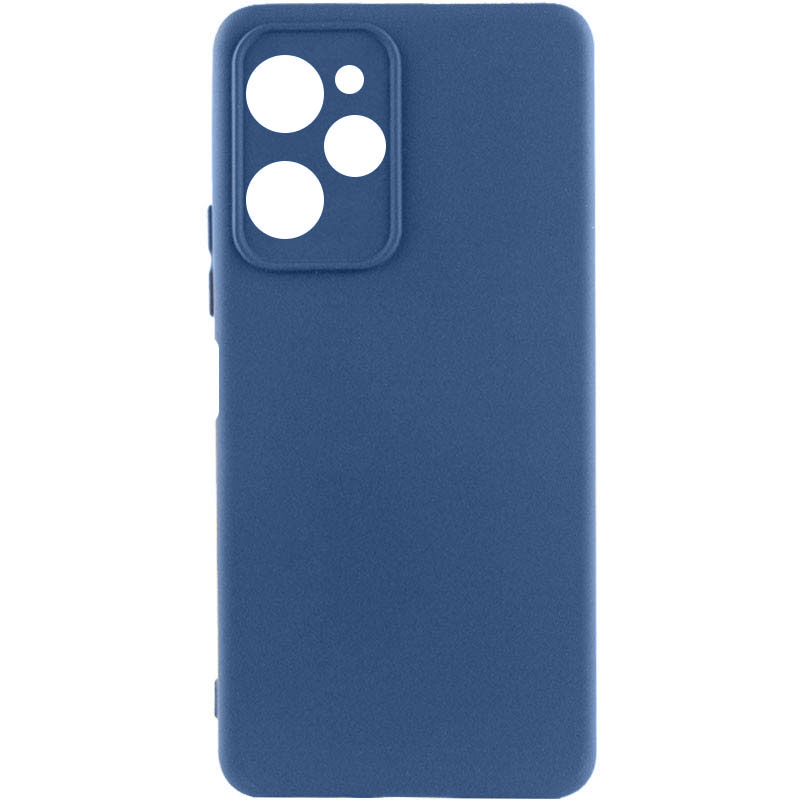 Чехол Silicone Cover Lakshmi Full Camera (A) для Xiaomi Poco X5 Pro 5G (Синий / Navy Blue)