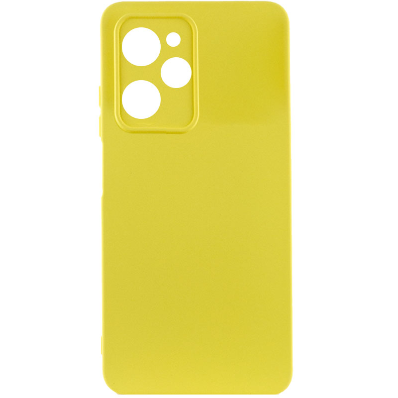 Чохол Silicone Cover Lakshmi Full Camera (A) для Xiaomi Poco X5 Pro 5G (Жовтий / Flash)