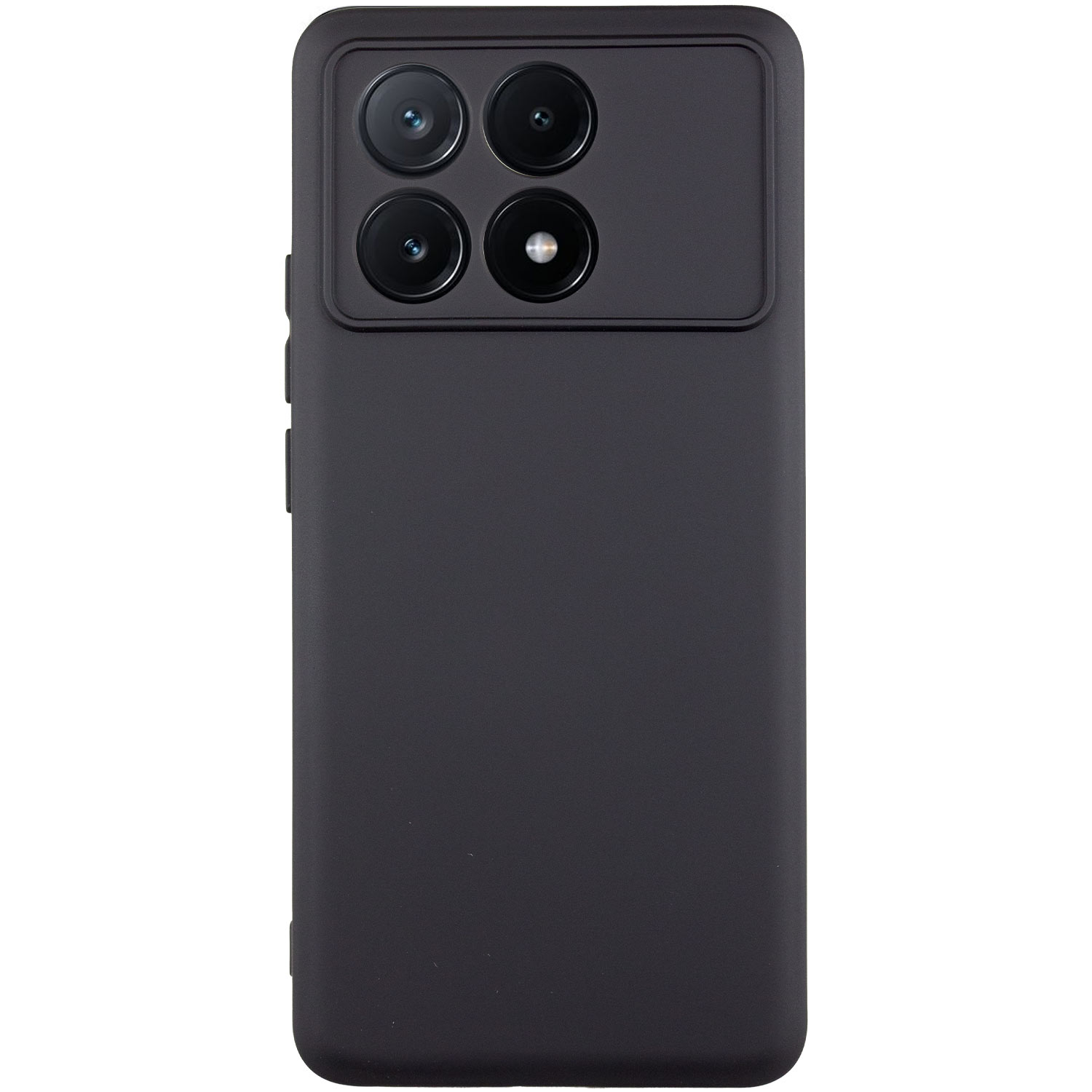 Чохол Silicone Cover Lakshmi Full Camera (A) для Xiaomi Poco X6 (Чорний / Black)