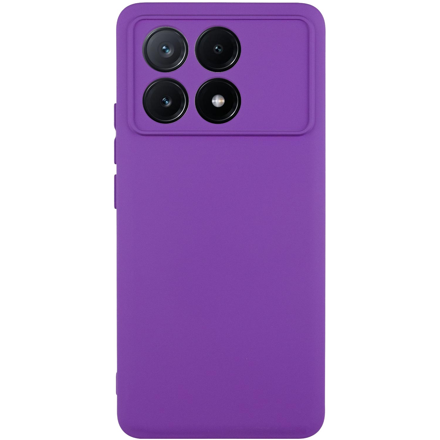 Чохол Silicone Cover Lakshmi Full Camera (A) для Xiaomi Poco X6 (Фіолетовий / Purple)