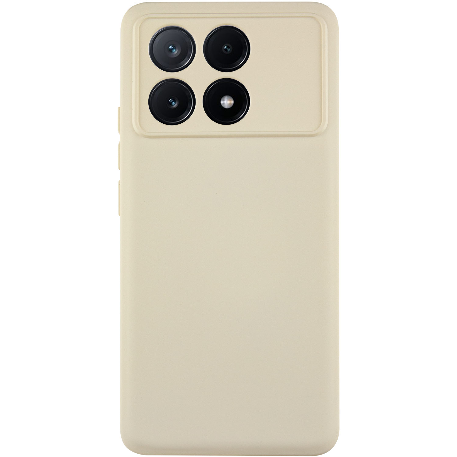 Чохол Silicone Cover Lakshmi Full Camera (A) для Xiaomi Poco X6 (Пісочний / Sand)