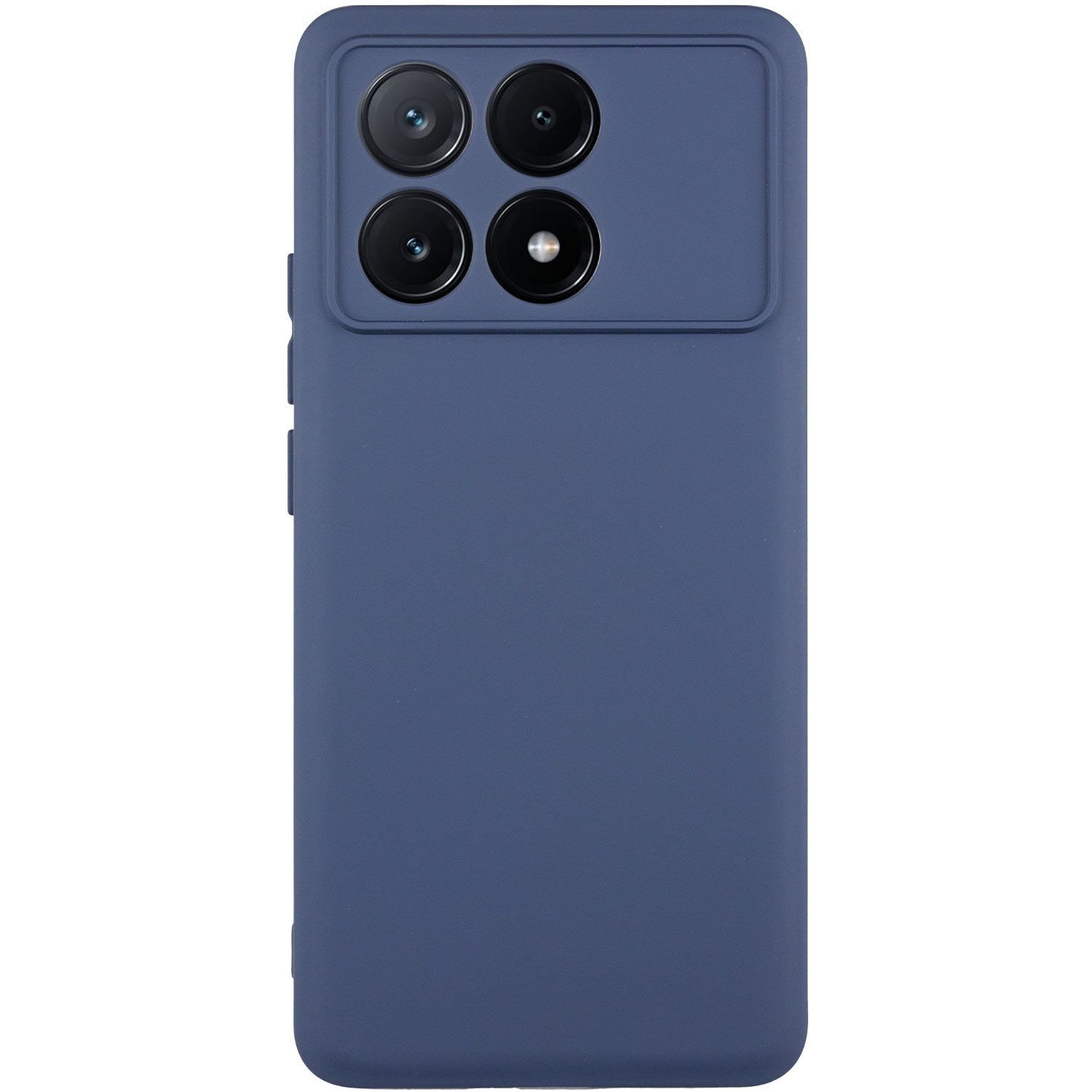 Чохол Silicone Cover Lakshmi Full Camera (A) для Xiaomi Poco X6 (Синій / Navy Blue)