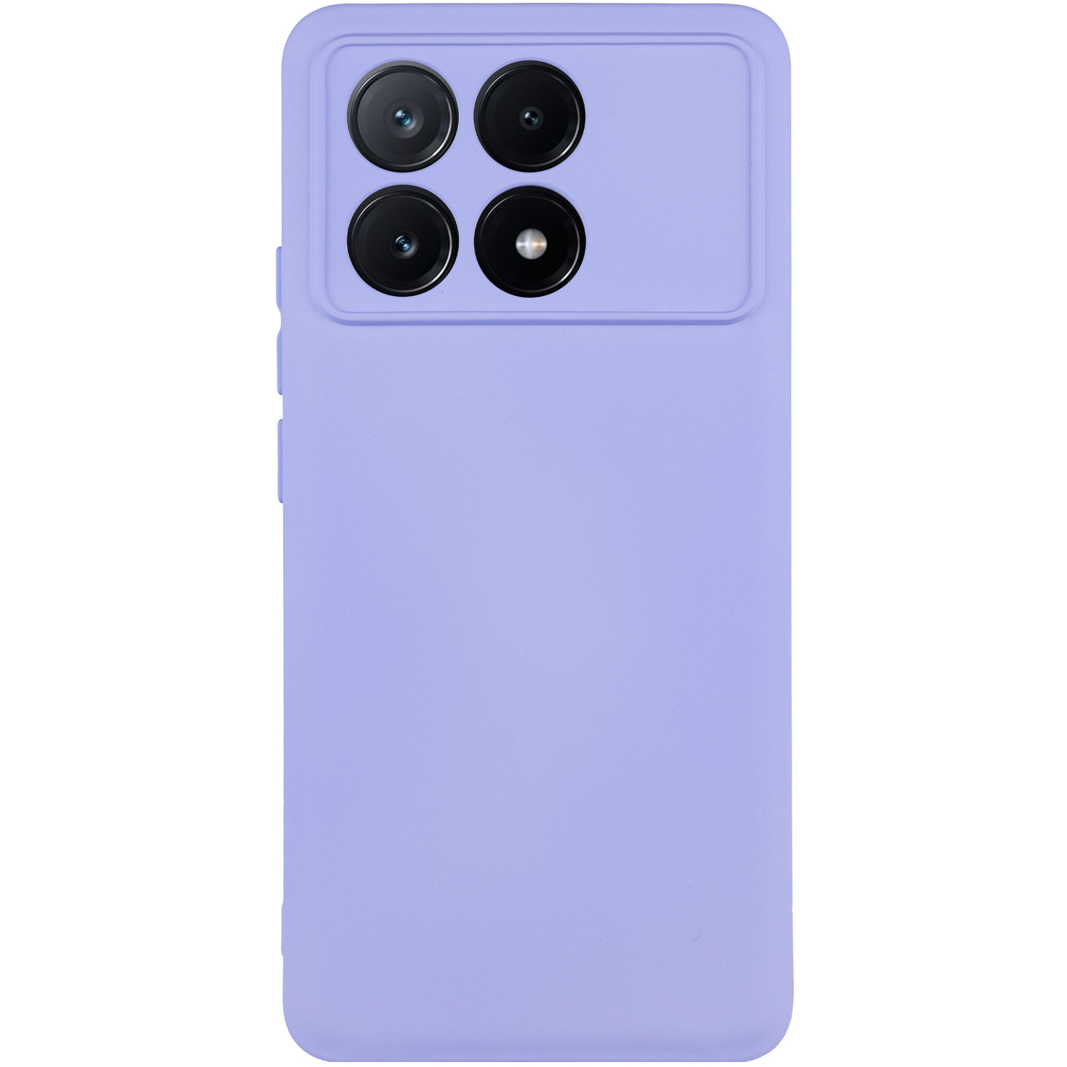 Чохол Silicone Cover Lakshmi Full Camera (A) для Xiaomi Poco X6 (Бузковий / Dasheen)