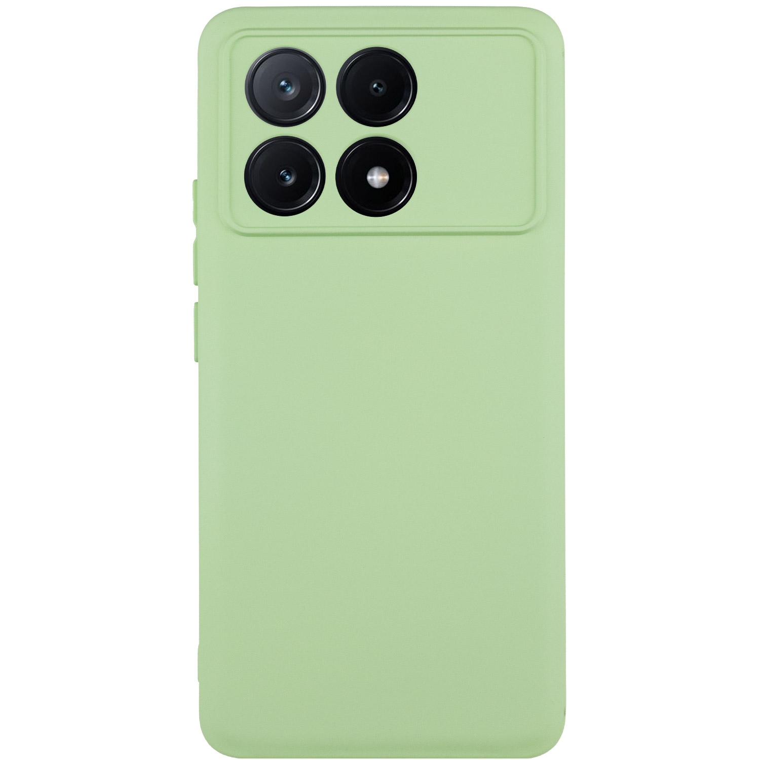 Чохол Silicone Cover Lakshmi Full Camera (A) для Xiaomi Poco X6 (Зелений / Pistachio)
