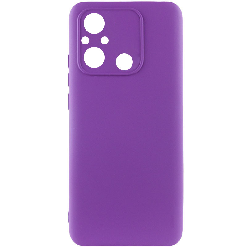 Чехол Silicone Cover Lakshmi Full Camera (A) для Xiaomi Redmi 12C (Фиолетовый / Purple)