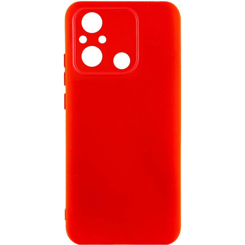 Чехол Silicone Cover Lakshmi Full Camera (A) для Xiaomi Redmi 12C (Красный / Red)
