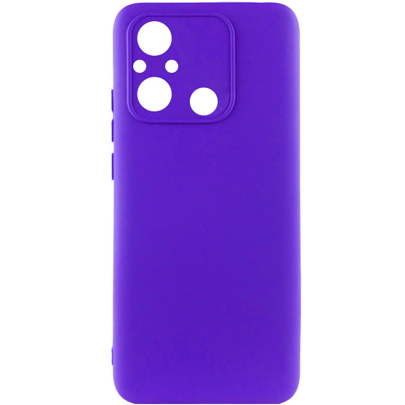 Чехол Silicone Cover Lakshmi Full Camera (A) для Xiaomi Redmi 12C (Синий / Iris)