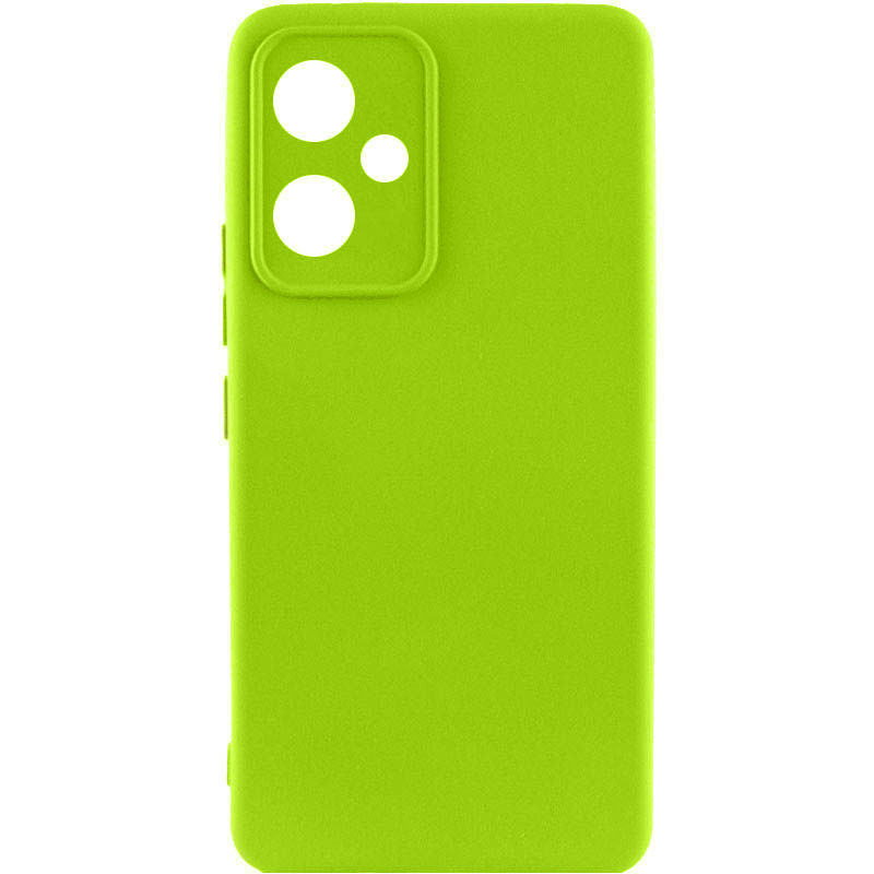 Чохол Silicone Cover Lakshmi Full Camera (A) для Xiaomi Redmi 12 (Салатовий / Neon Green)