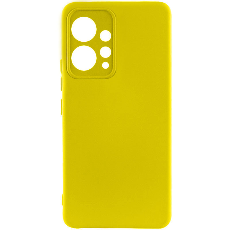 Чехол Silicone Cover Lakshmi Full Camera (A) для Xiaomi Redmi 12 (Желтый / Flash)