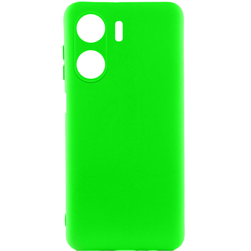 Чехол Silicone Cover Lakshmi Full Camera (A) для Xiaomi Redmi 13C / Poco C65 (Салатовый / Neon Green)