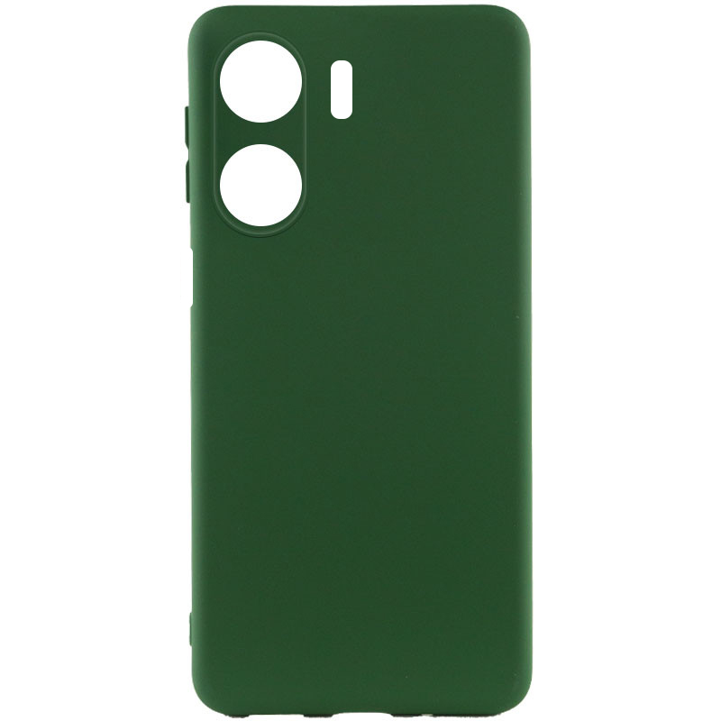 Чехол Silicone Cover Lakshmi Full Camera (A) для Xiaomi Redmi 13C / Poco C65 (Зеленый / Dark green)