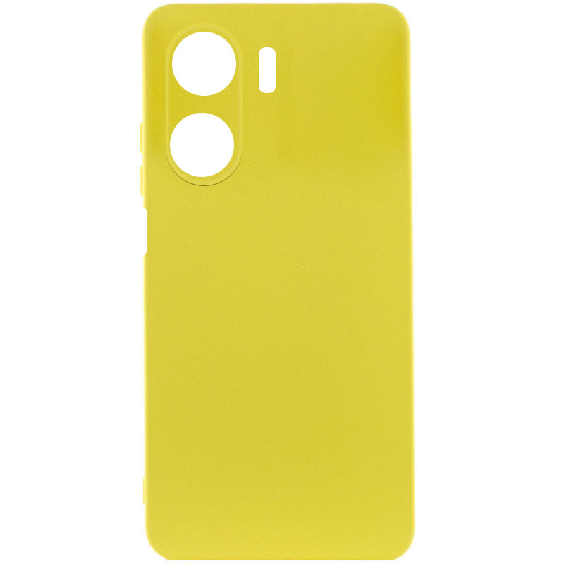 Чехол Silicone Cover Lakshmi Full Camera (A) для Xiaomi Redmi 13C / Poco C65 (Желтый / Flash)