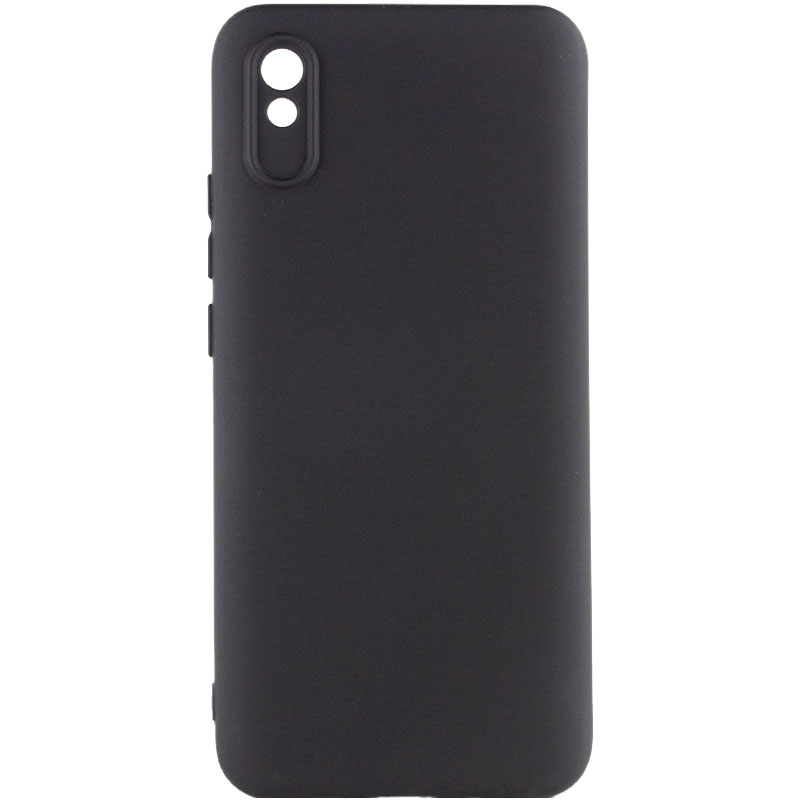 Чохол Silicone Cover Lakshmi Full Camera (A) для Xiaomi Redmi 9A (Чорний / Black)