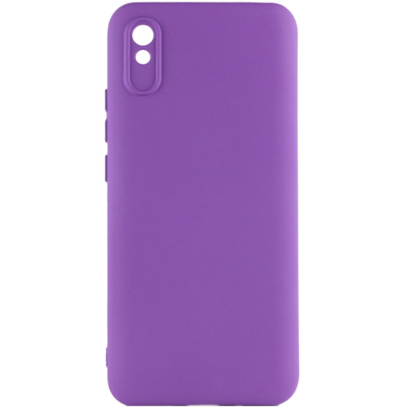 Чехол Silicone Cover Lakshmi Full Camera (A) для Xiaomi Redmi 9A (Фиолетовый / Purple)