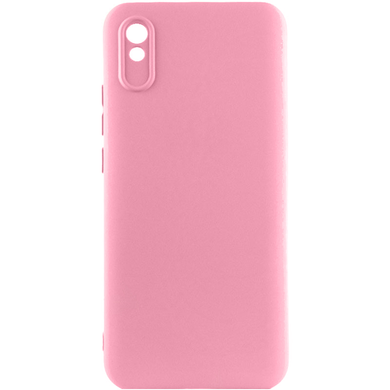Чохол Silicone Cover Lakshmi Full Camera (A) для Xiaomi Redmi 9A (Рожевий / Pink)